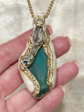 Load image into Gallery viewer, Verdant Harmony Necklace / Green Agate
