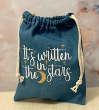 Load image into Gallery viewer, It&#39;s Written in the Stars Embroidered Pouch
